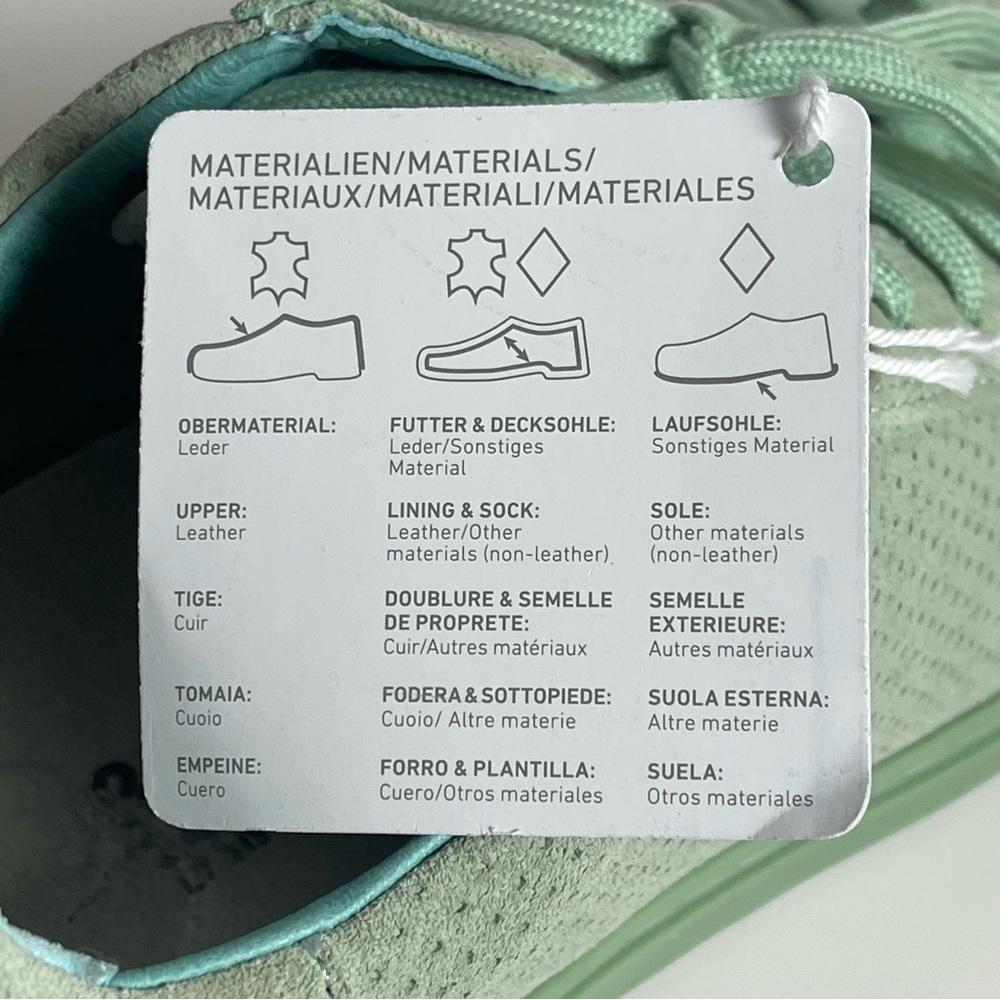 Birkenstocks Bend Low Suede Embossed Sneakers in Green Matcha Sz 38 - Picture 5 of 15